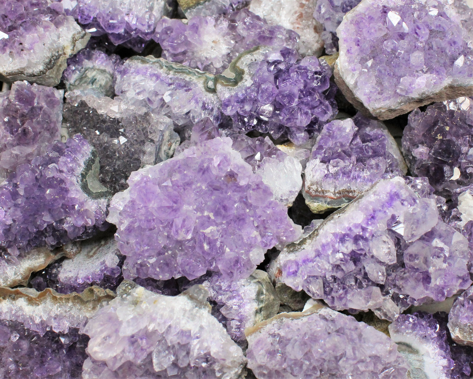 Bulk 1/2 lb Lot Natural Amethyst Crystal Clusters Geodes Gemstone (2 – 3 Pieces)
