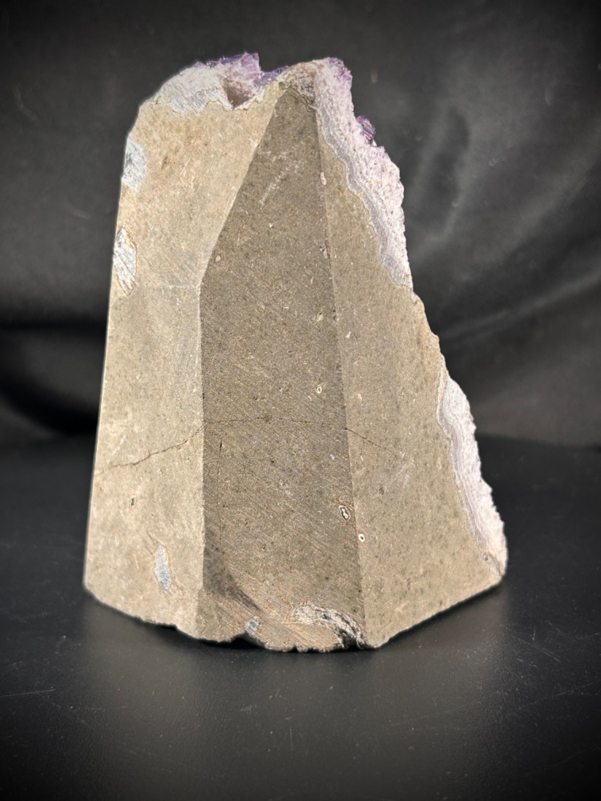 4.36” Awesome Amethyst Bi-Color Specimen Cluster 1lb 15.4oz (891 grams)