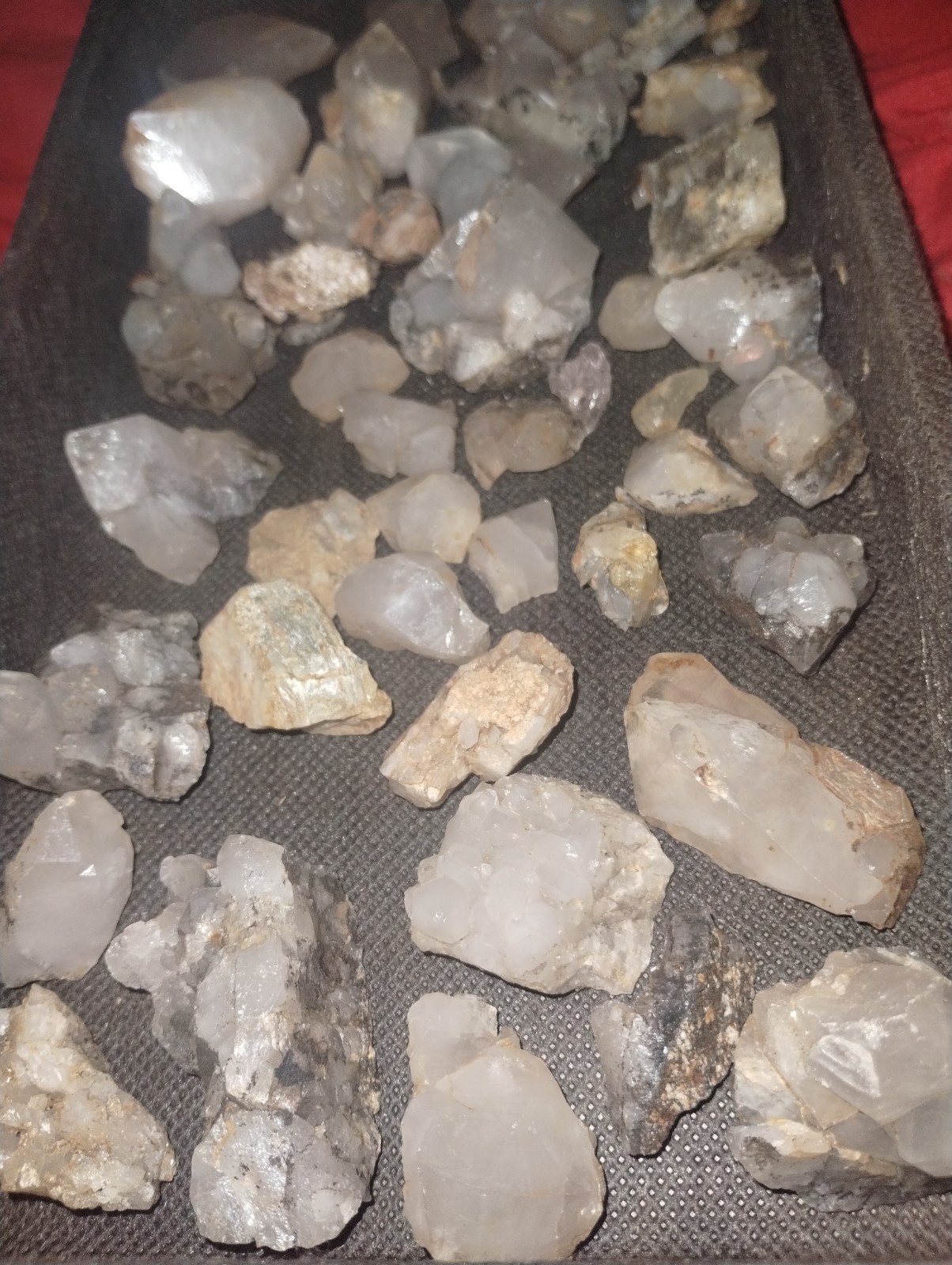 Beautiful Hard To Find Large Lot Of Crystals Mother lode Region CA Crystals Gold