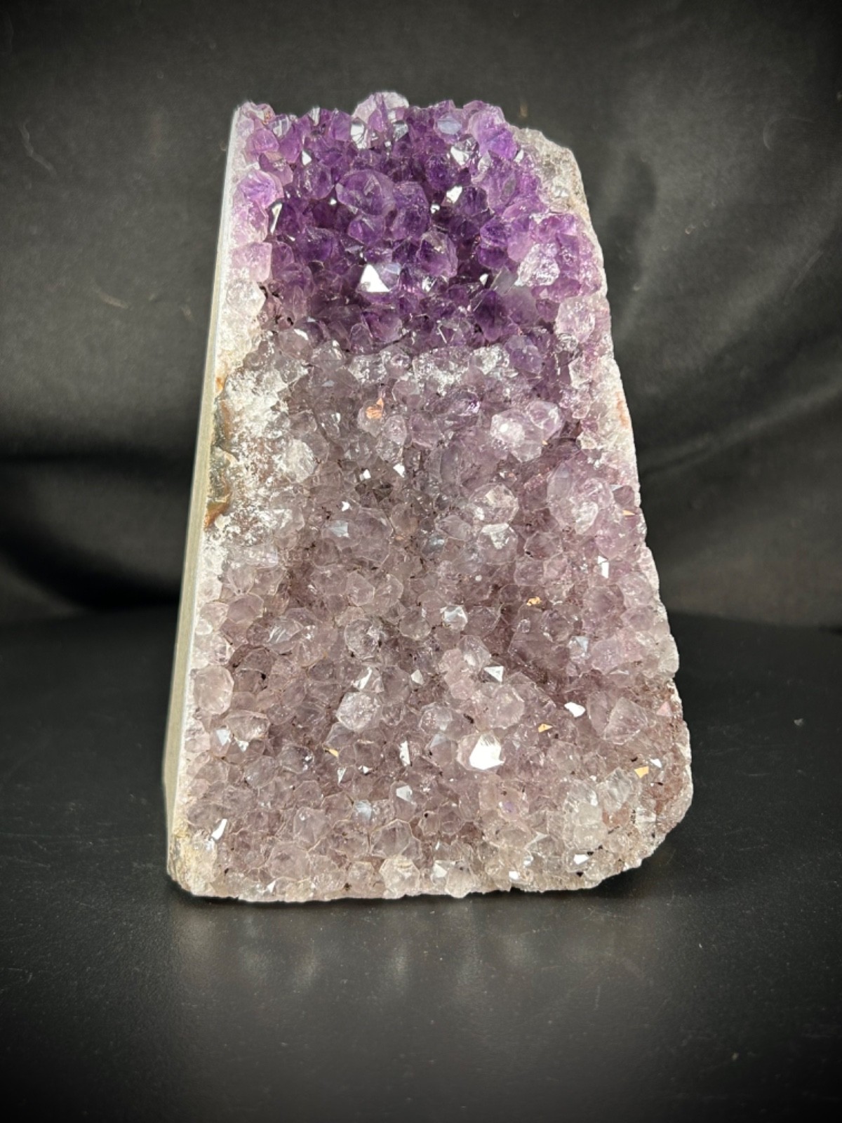 4.36” Awesome Amethyst Bi-Color Specimen Cluster 1lb 15.4oz (891 grams)