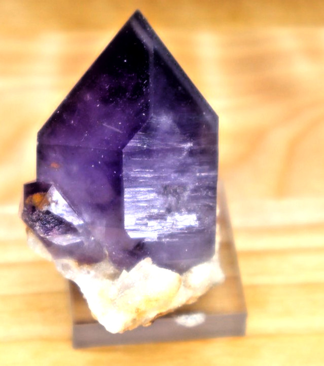 Ametheyst crystal specimen From Madagascar. Deep Purple, on Matrix
