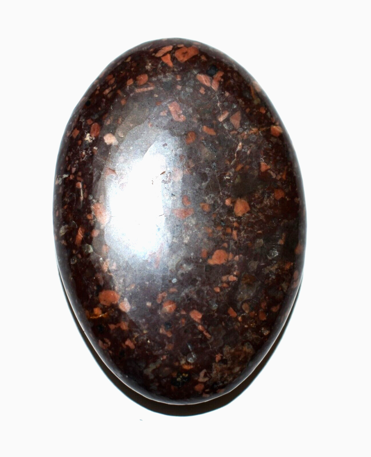 Rhyolite Volcanic Stone Pink Red Brown North Carolina Hand Carved and Polished