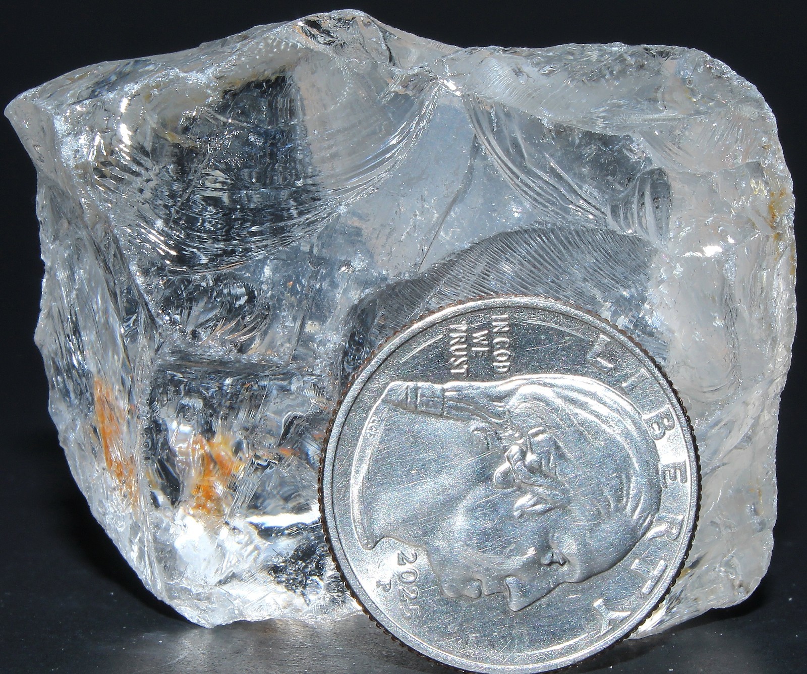 5 Pieces of XL Rough Brazilian Quartz / 16.20 oz (459.26gr) / 3827