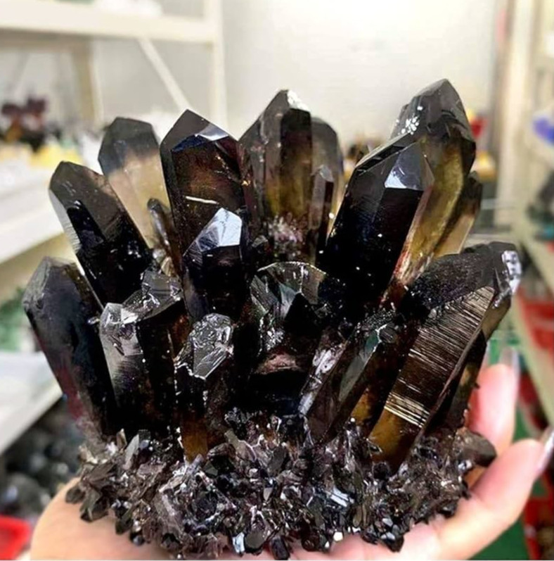300g+ Natural Smoky Quartz Cluster – Stunning Earthy Crystal Specimen