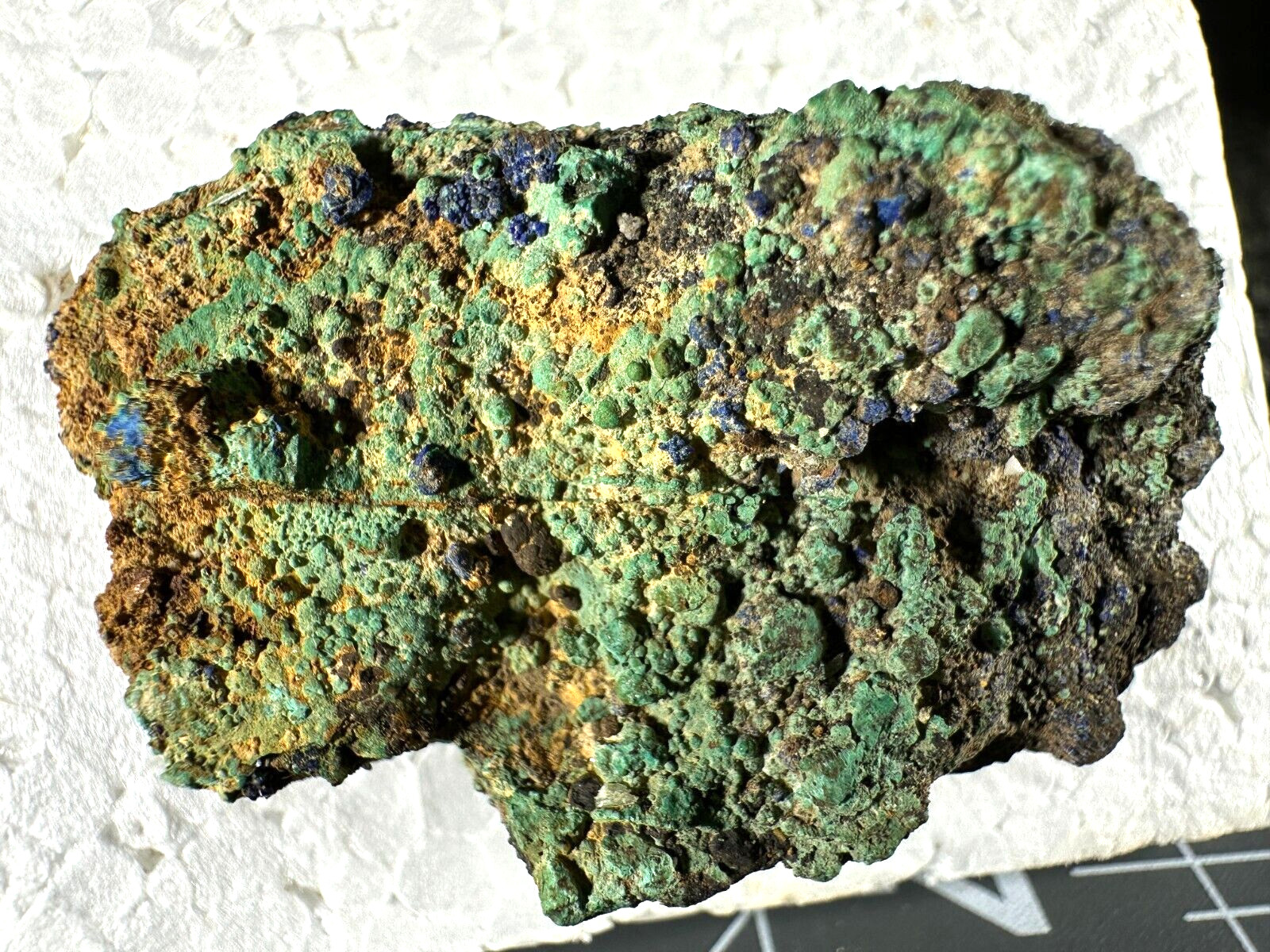 ➤ 1-7/8″ AZURITE & MALACHITE CRYSTAL CLUSTER – Kelly Mine New Mexico VIDEO➤209