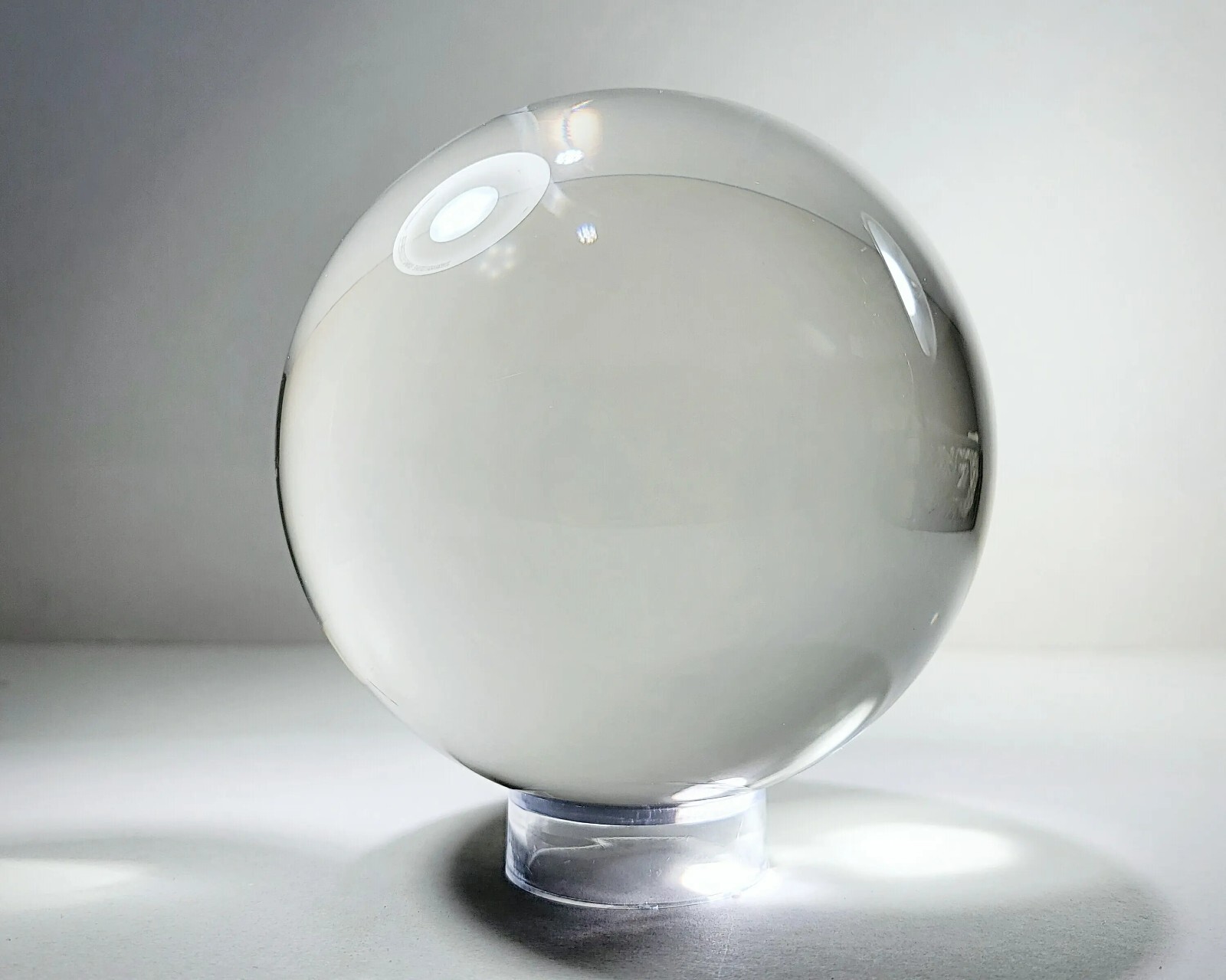 110mm Extra Large Crystal Ball, Clear Crystal Fortune Telling Ball, 4.3 Inch