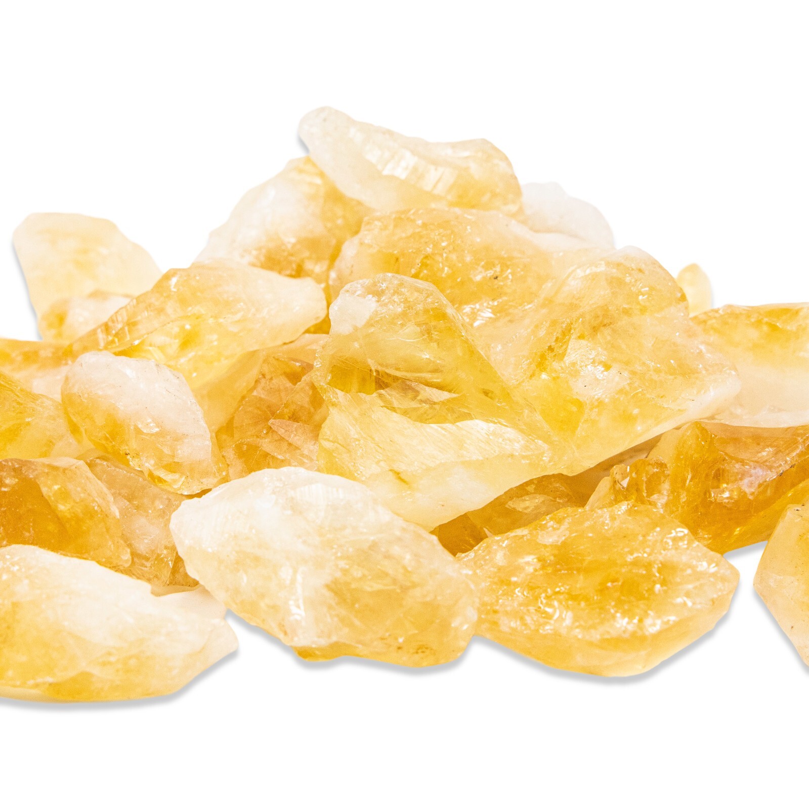 Citrine Crystal Chunks – Raw Citrine Bulk – Healing Crystals 1/2 LB – 2 LBS