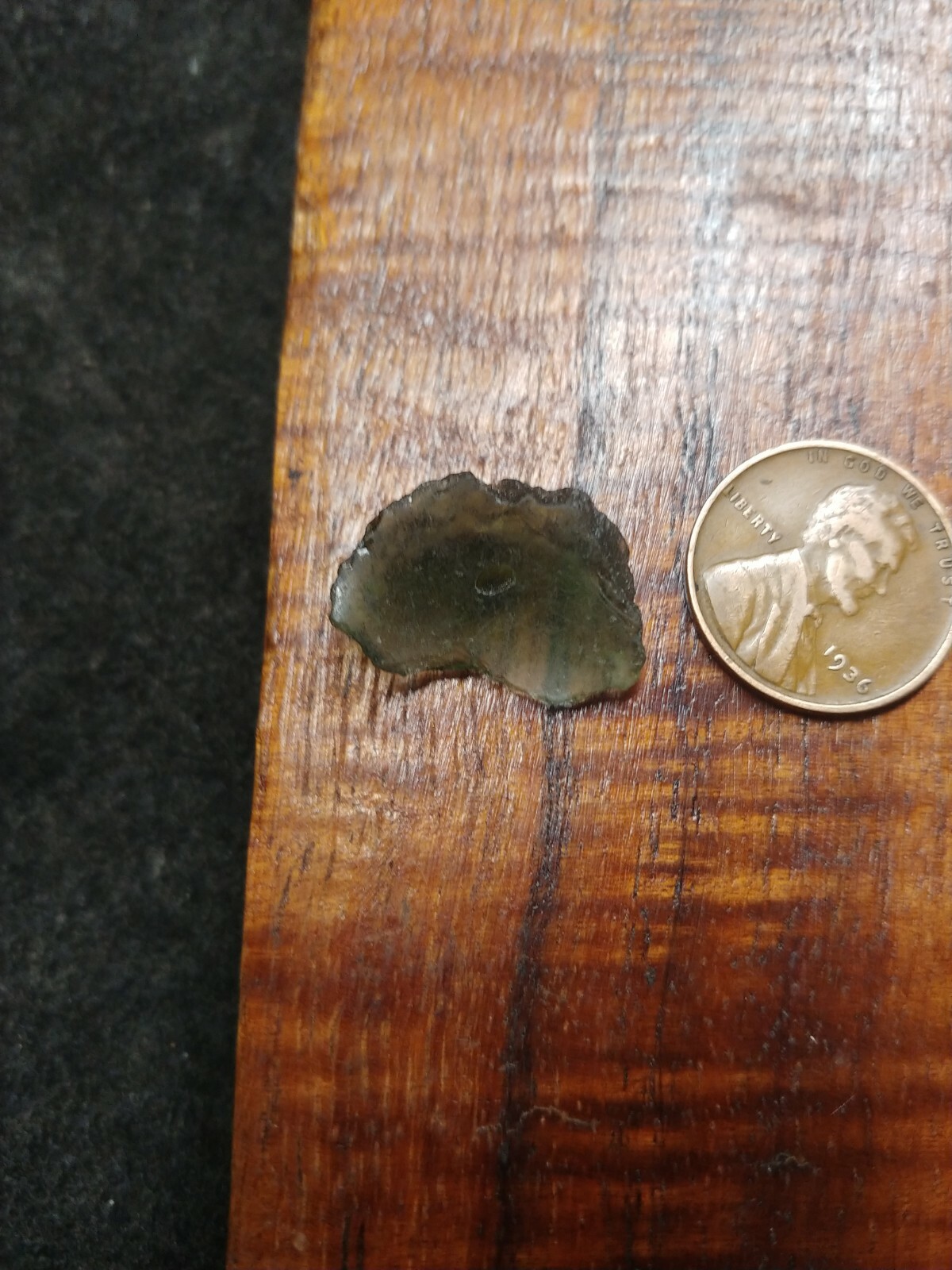 Moldavite from Czech Republic