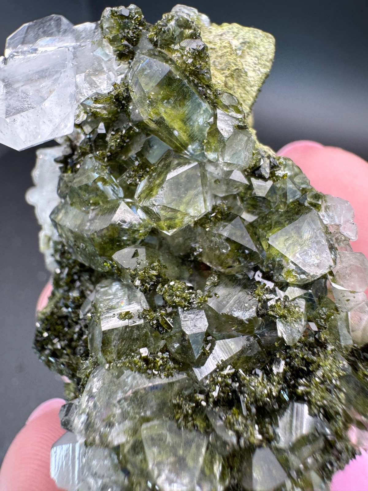 6827 Turkey “Forest” Epidote with Quartz 62g