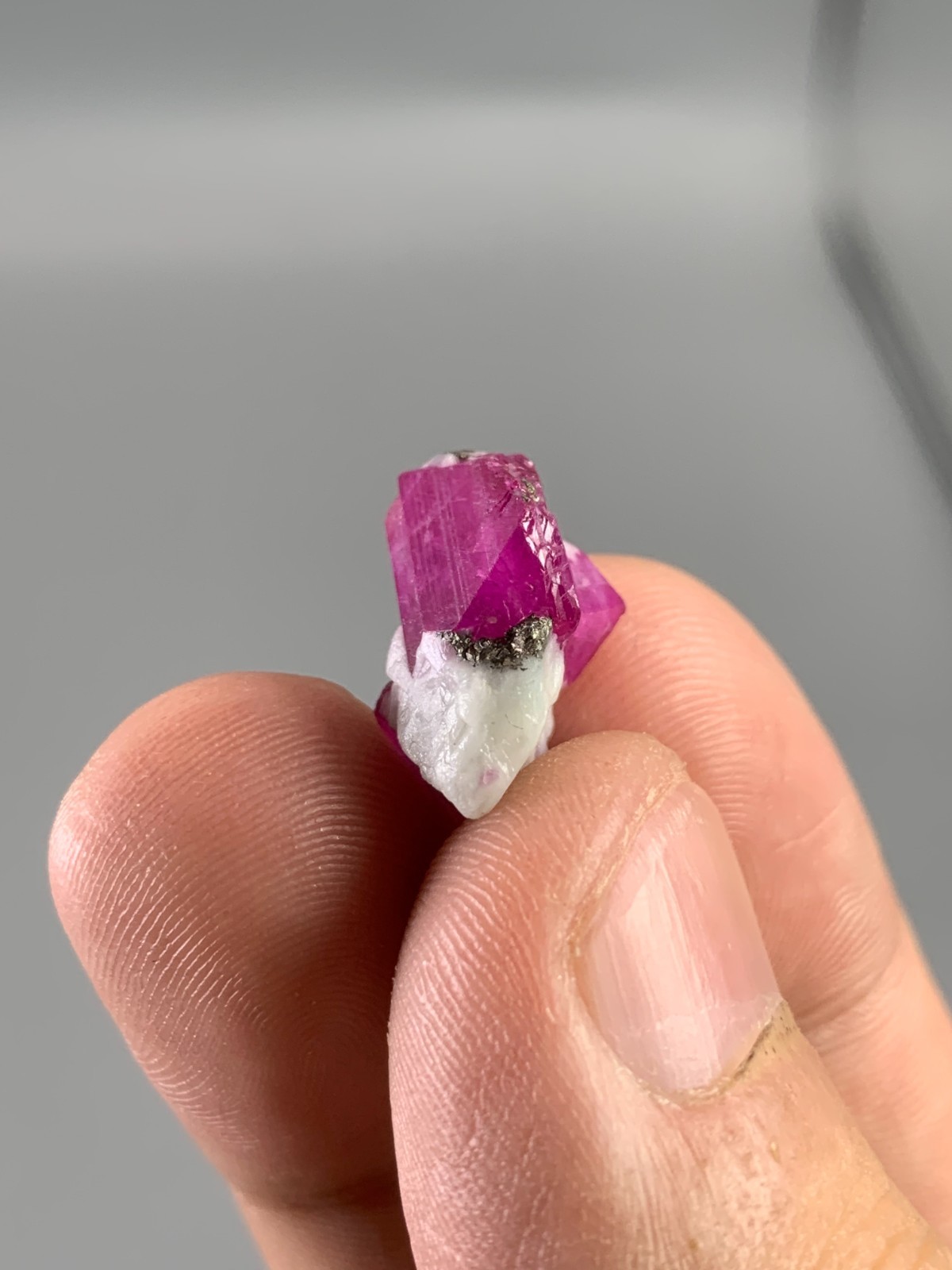 12.8ct Natural Ruby Crystal on Matrix Specimen – Jakdali Afghanistan Natural Gem