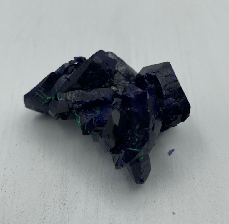 ~ 1 1/2” x 1” x 3/4” high, AZURITE, Milpillas Mine, Cuitaca, Sonora, Mexico
