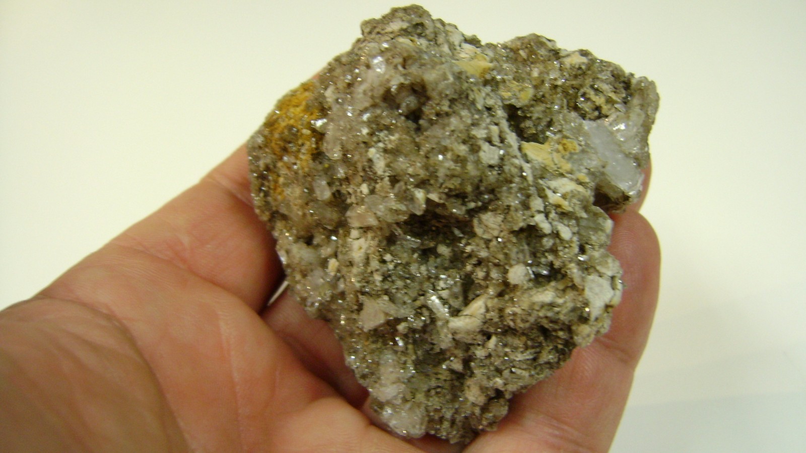 2 1/2″ X 2 1/2″ Crystal Quartz Cluster 2 sided on Matrix – Poughkeepsie, NY.