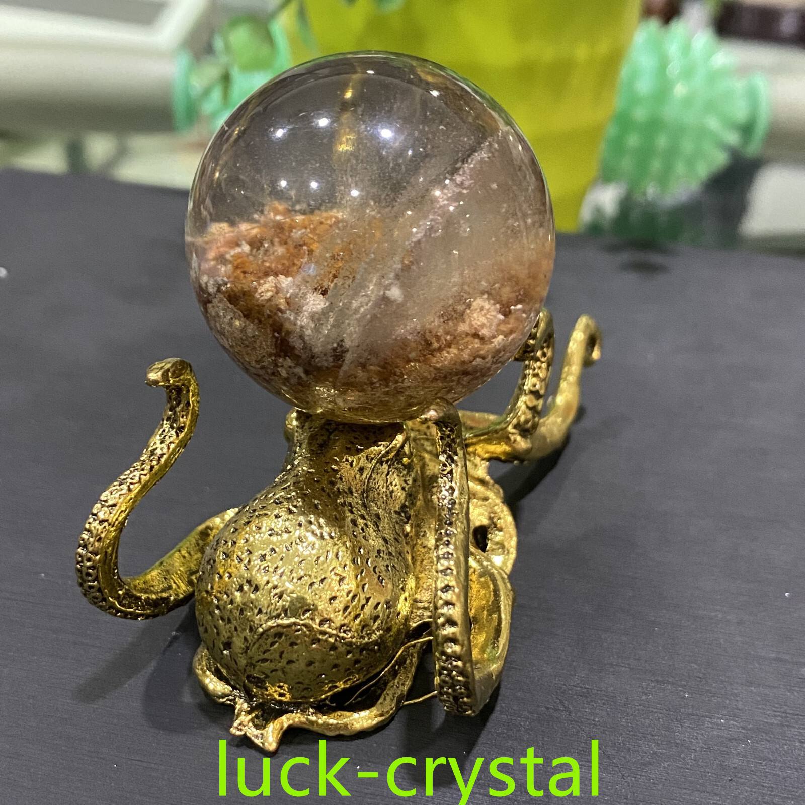 3.6” Sphere Holder Stand Base Nataral Crystal Ball Reiki Healing 1pc,43j37-3