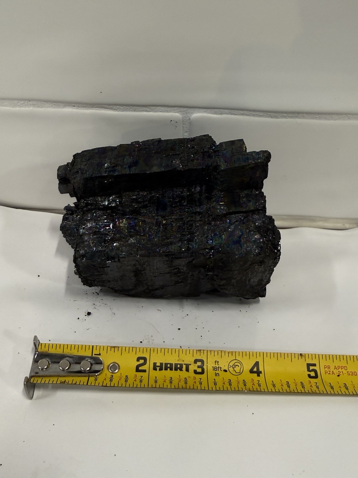 Iridescent Peacock Coal Pennyslvanian Anthracite High Quality No Fade