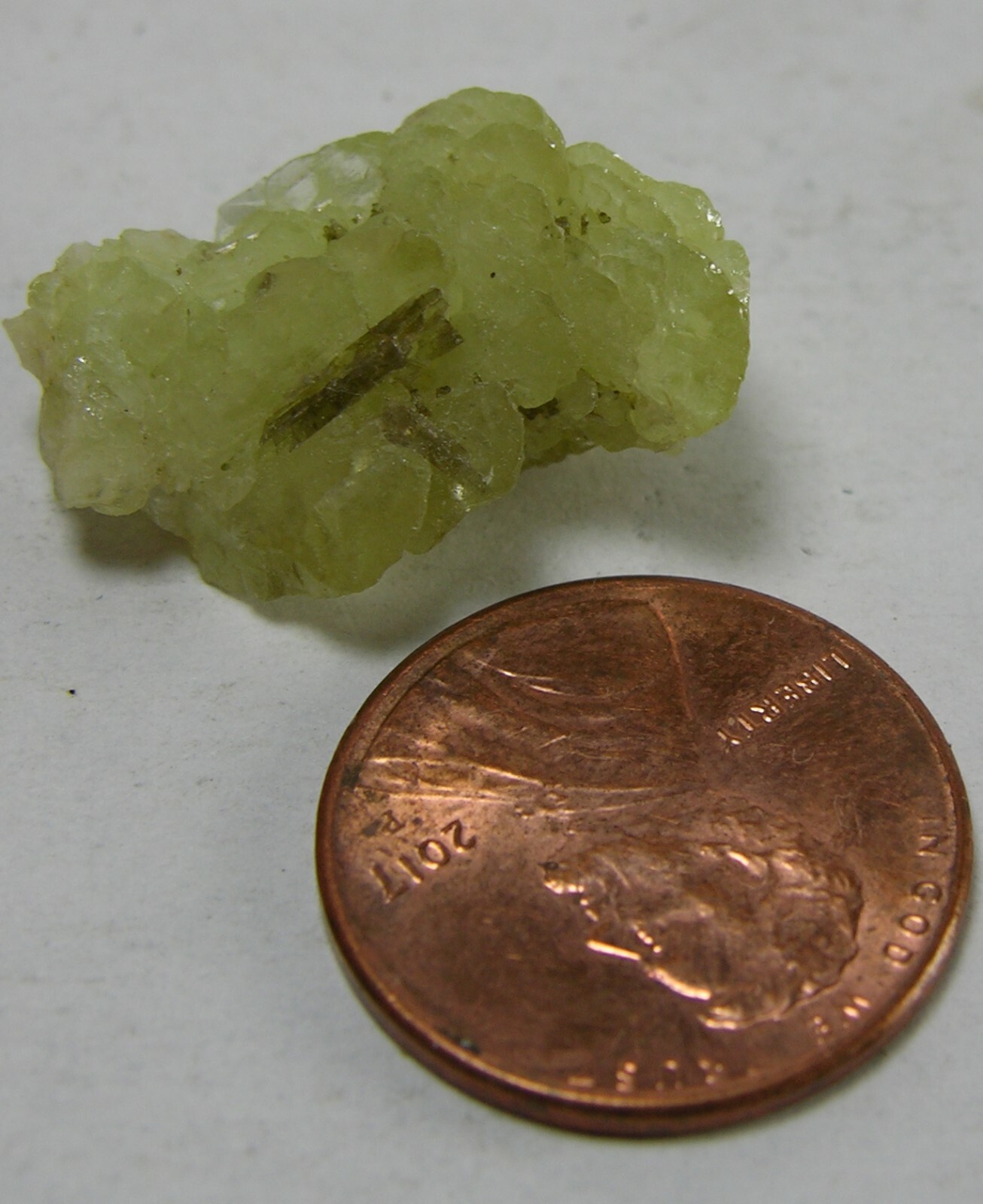 #1 16.50ct Pakistan Terminated Raw Titanite Sphene Crystal Specimen 3.30g 23mm