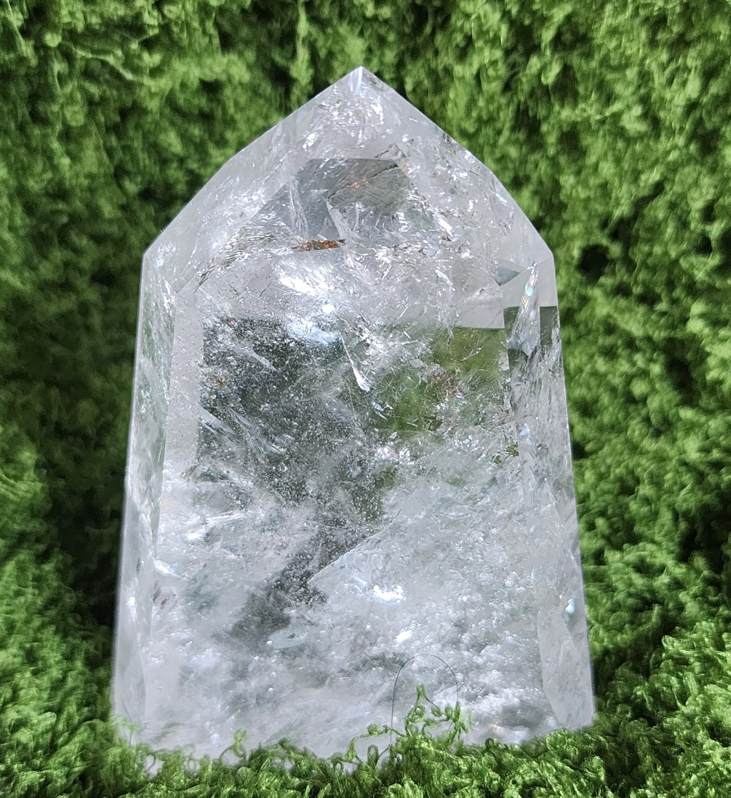 HQ Brazilian Clear Quartz Tower