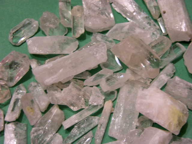Danburite crystal specimens all natural Durango,Mexico 125 carat lots 5+ pieces