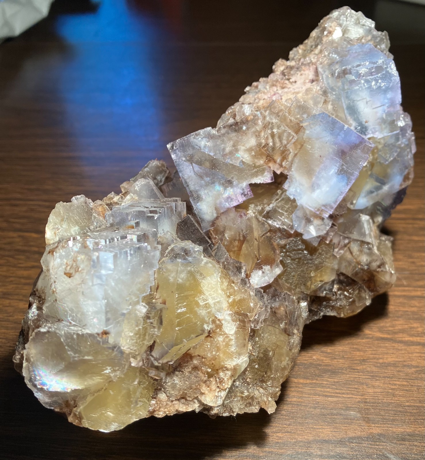 Blue Ice Large Illinois Fluorite Minerva No.1 Mine