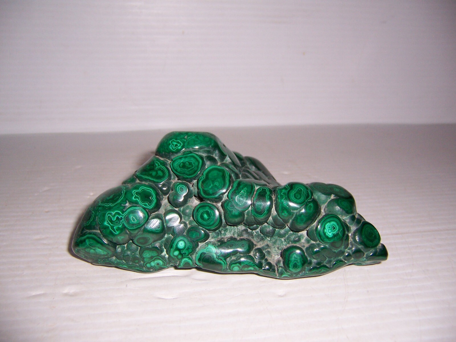 Polished Bullseye Malachite Specimen 5 3/4″ x 3 3/8″ x 2 3/4″