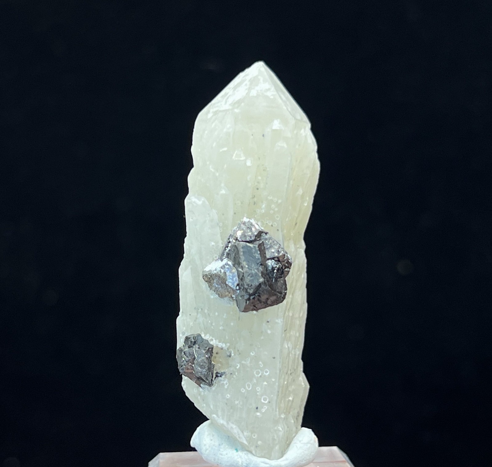 55mm 25g Bright Magnetite on Quartz from Inner Mongolia China