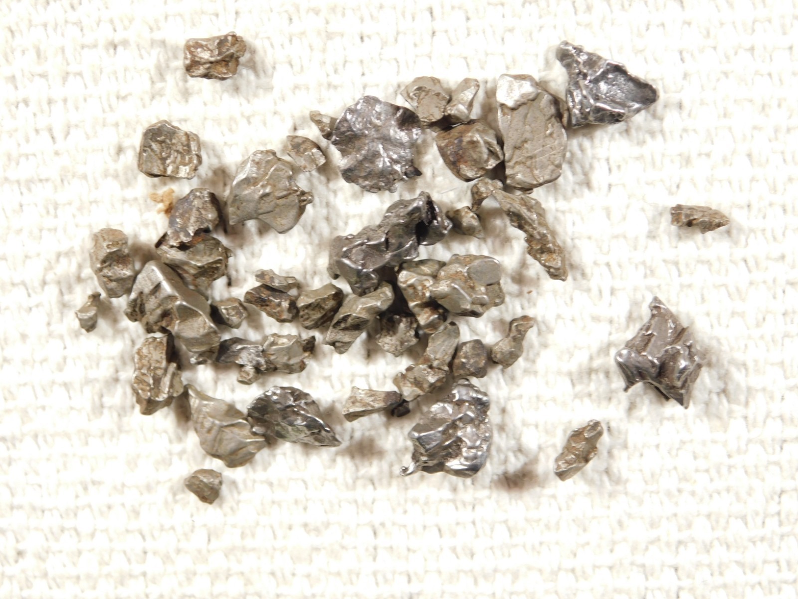 Big Lot of Little Campo Del Cielo METEORITES 100% Authentic Argentina 21.8gr