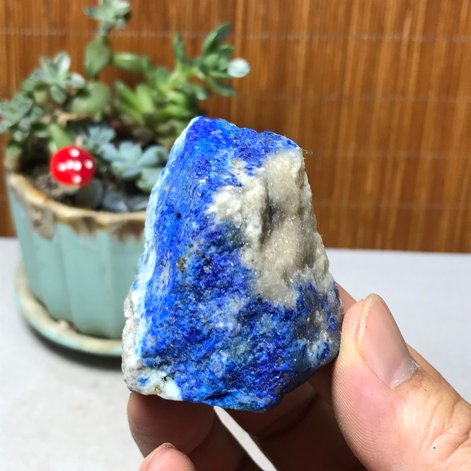 73g Natural lapis lazuli Crystal gemstone Rough Mineral Specimen healing A6065