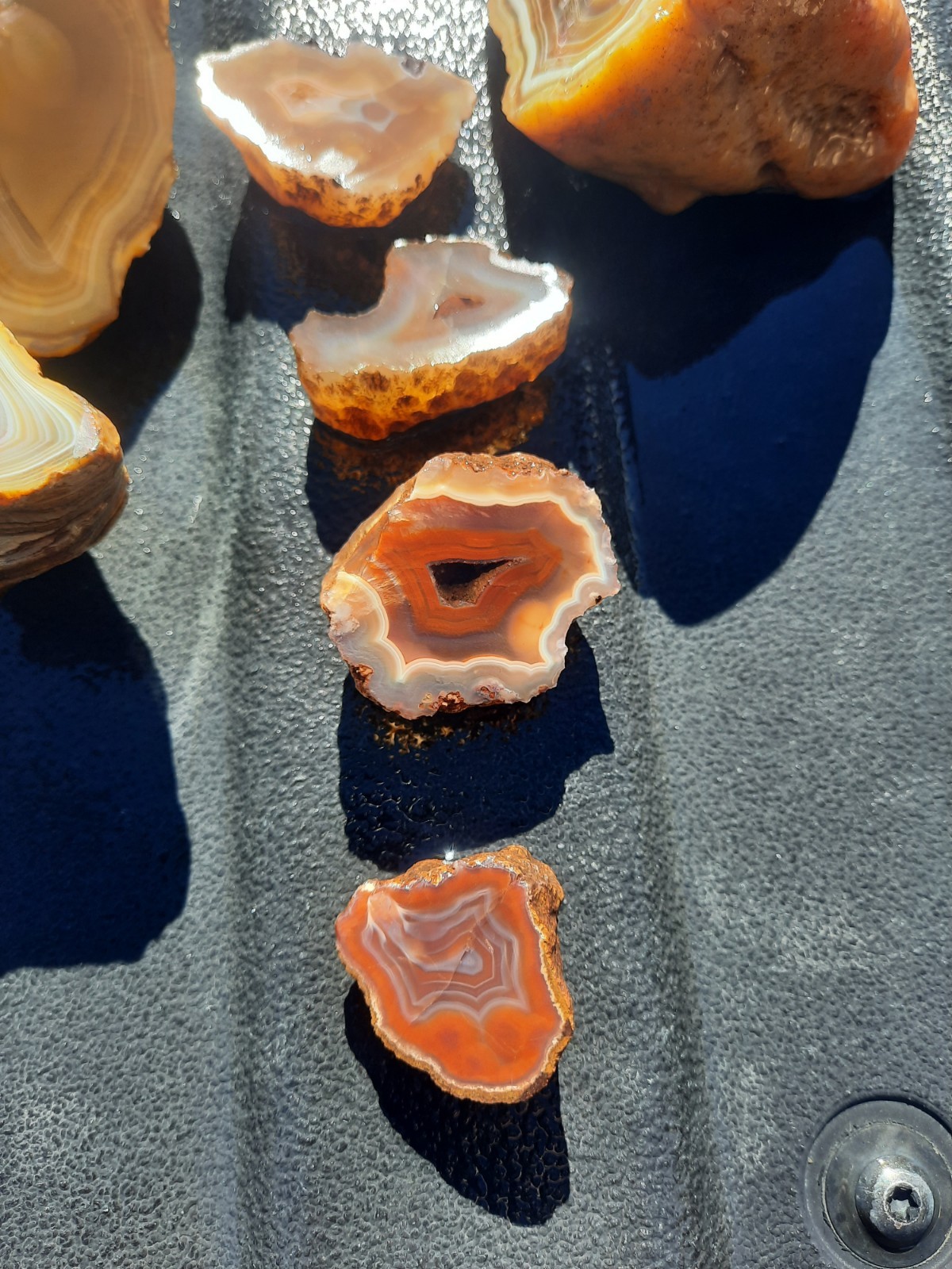 Mixed Agate Lot! Half Nodules Rough! 1 Lb.