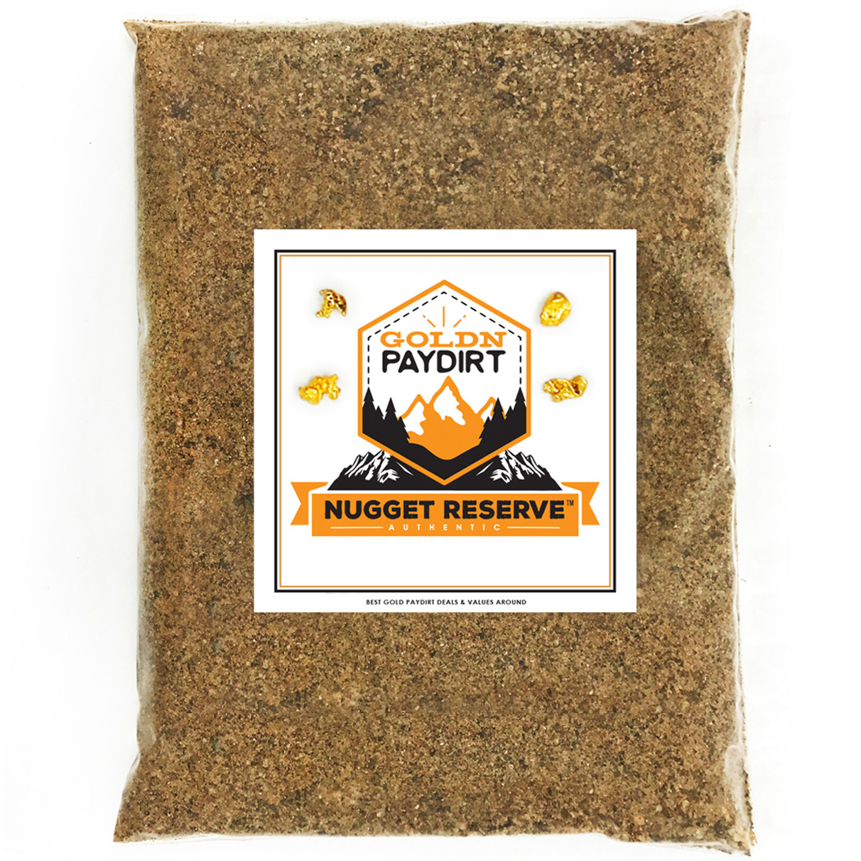 2 1/2 LB NUGGET RESERVE Gold Panning Paydirt Concentrate – Guaranteed Gold