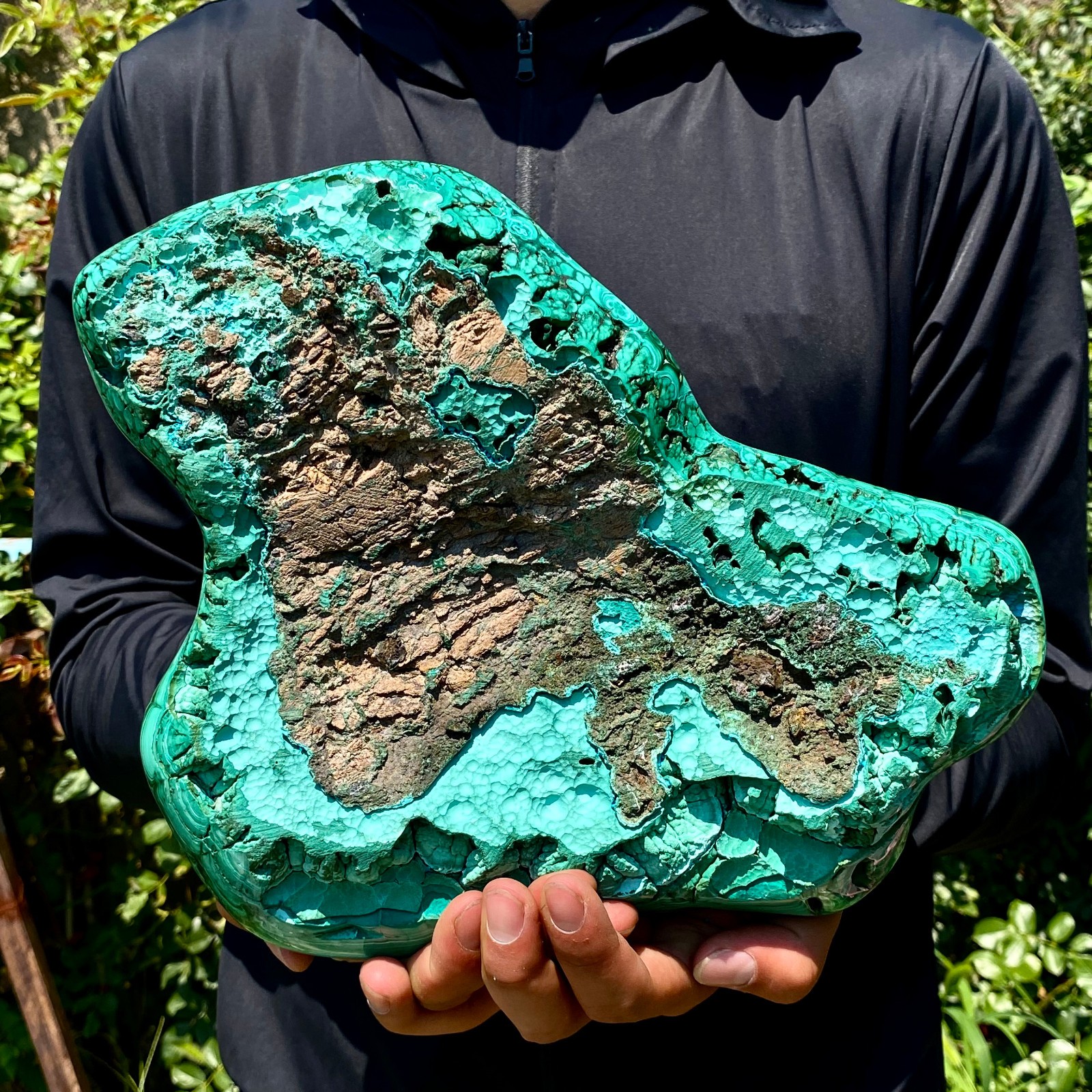 12.8LB Natural Polished Malachite Mineral freeform specimen Reiki Stone Healing
