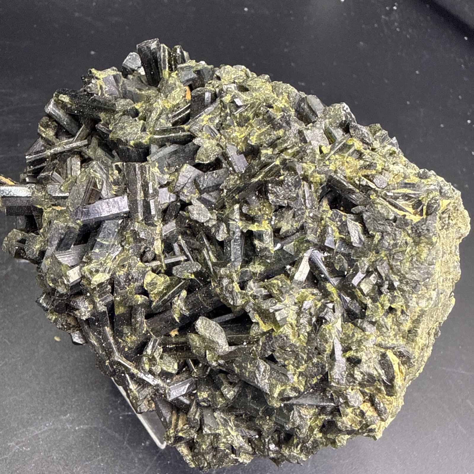 2 Lb Large Natural Epidote On Matrix From Pakistan. A+ Specimen,Minerals,Gems.