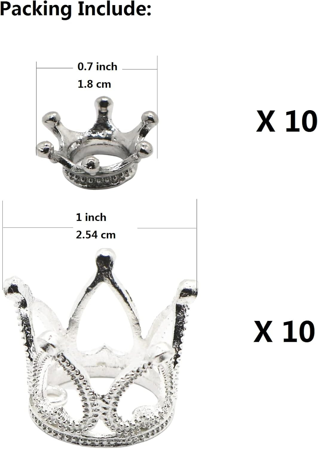 20PCS 2 Sizes Metal Sphere Stands Globe Stone Holders Crystal Ball Displays Lens