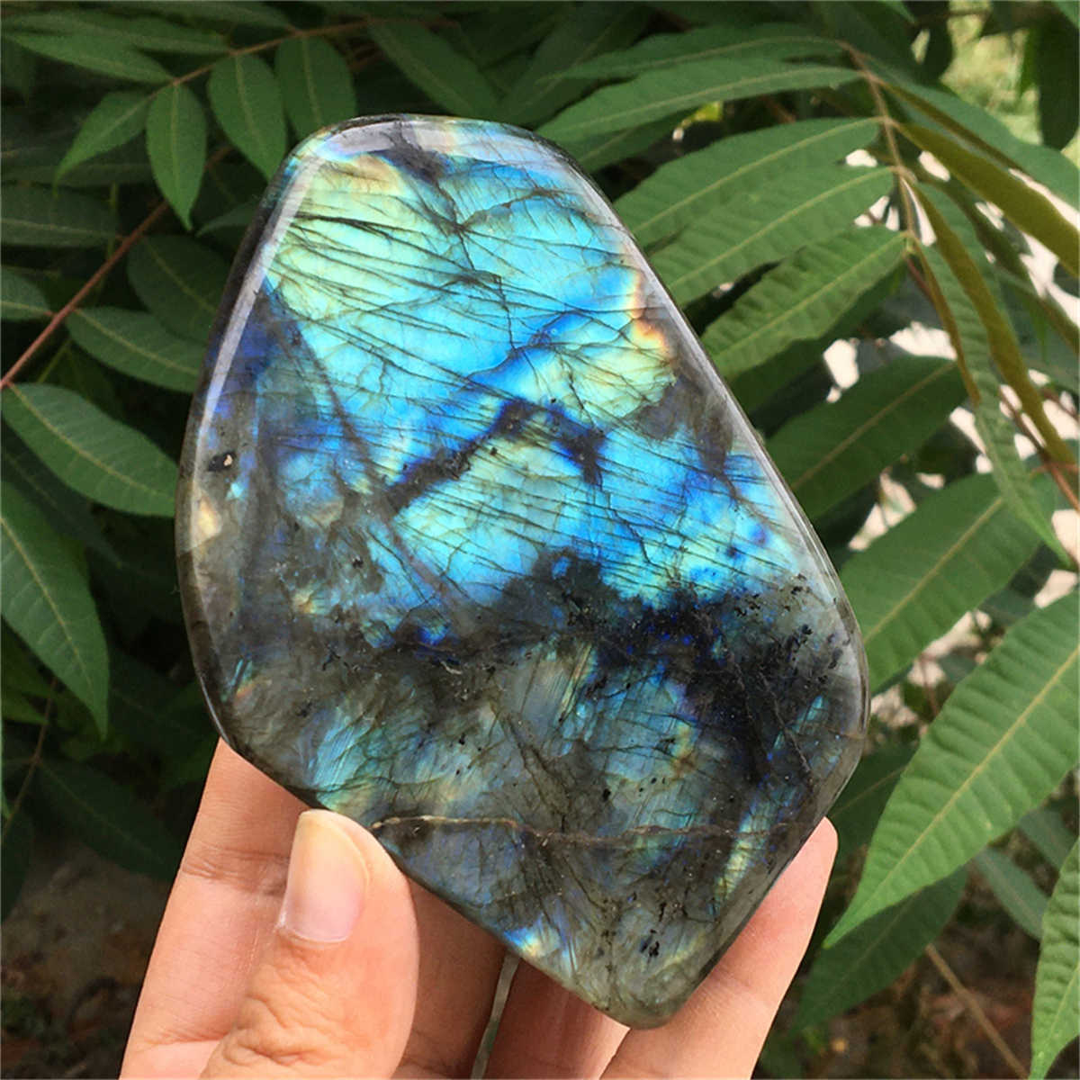 620g Natural Labradorite Mineral Quartz Crystal Mineral Reiki healing