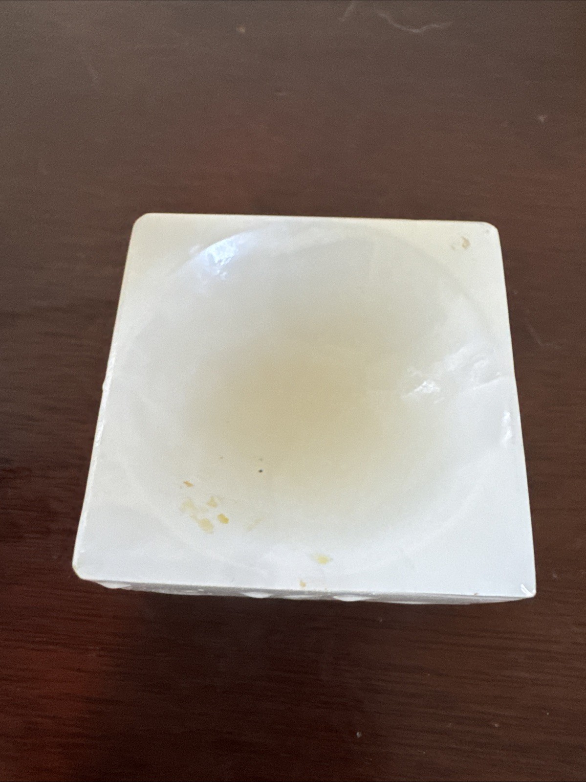Polished Green Onyx Stone Egg Banded Calcite Decorative Display 3” w Stand