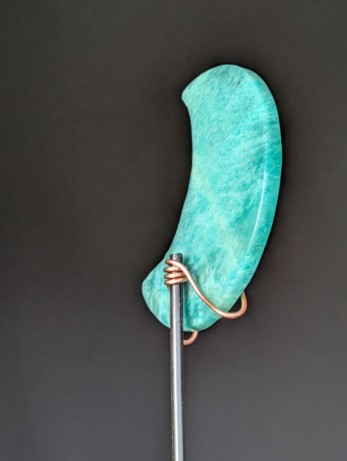 Amazonite Moon Carving Crystal Gemstone Healing