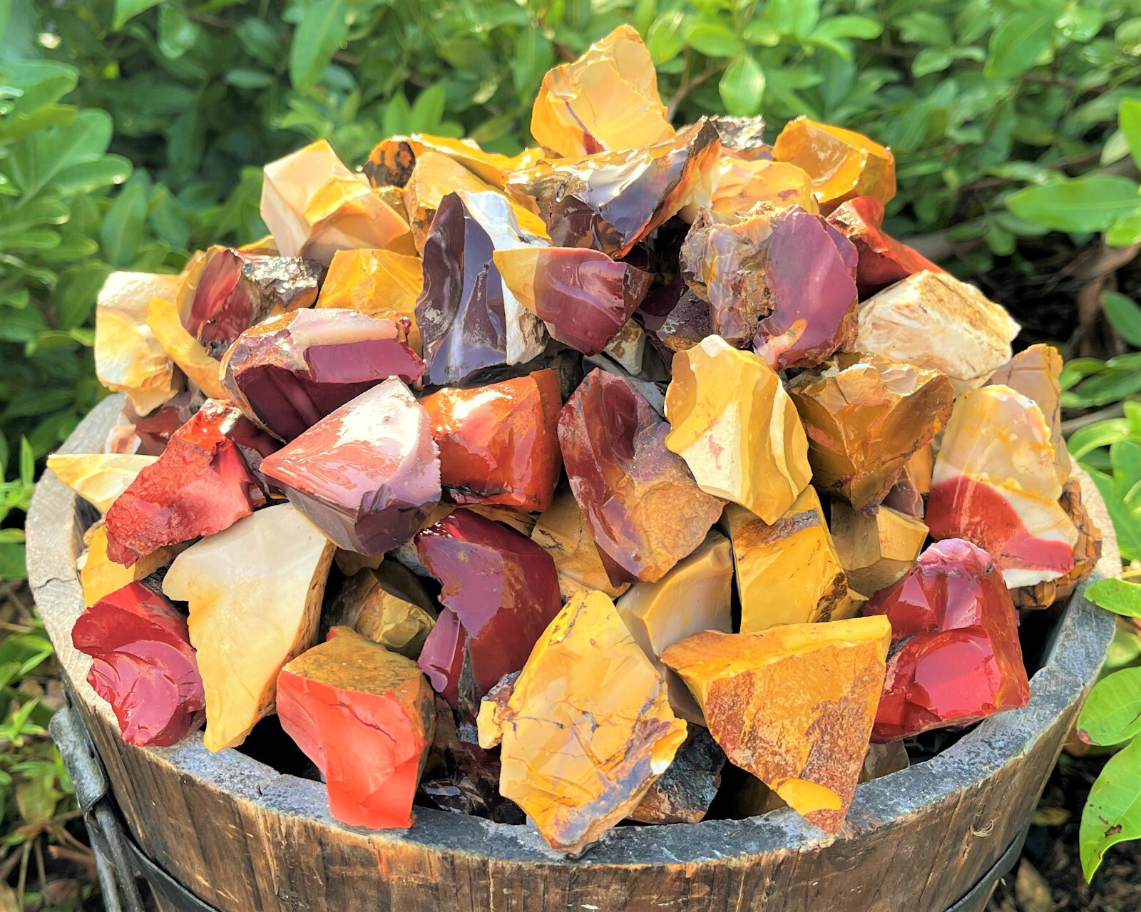 Mookaite Rough Natural Stones: Choose Oz or lb Bulk Wholesale Lots (‘A’ Grade)