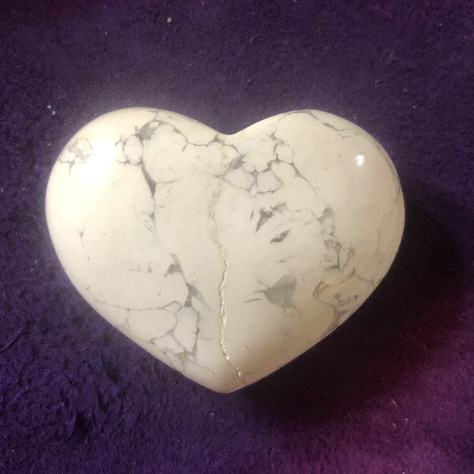 Lot Of 2 Natural Stone Hearts.. Each approx 1.75” Ea