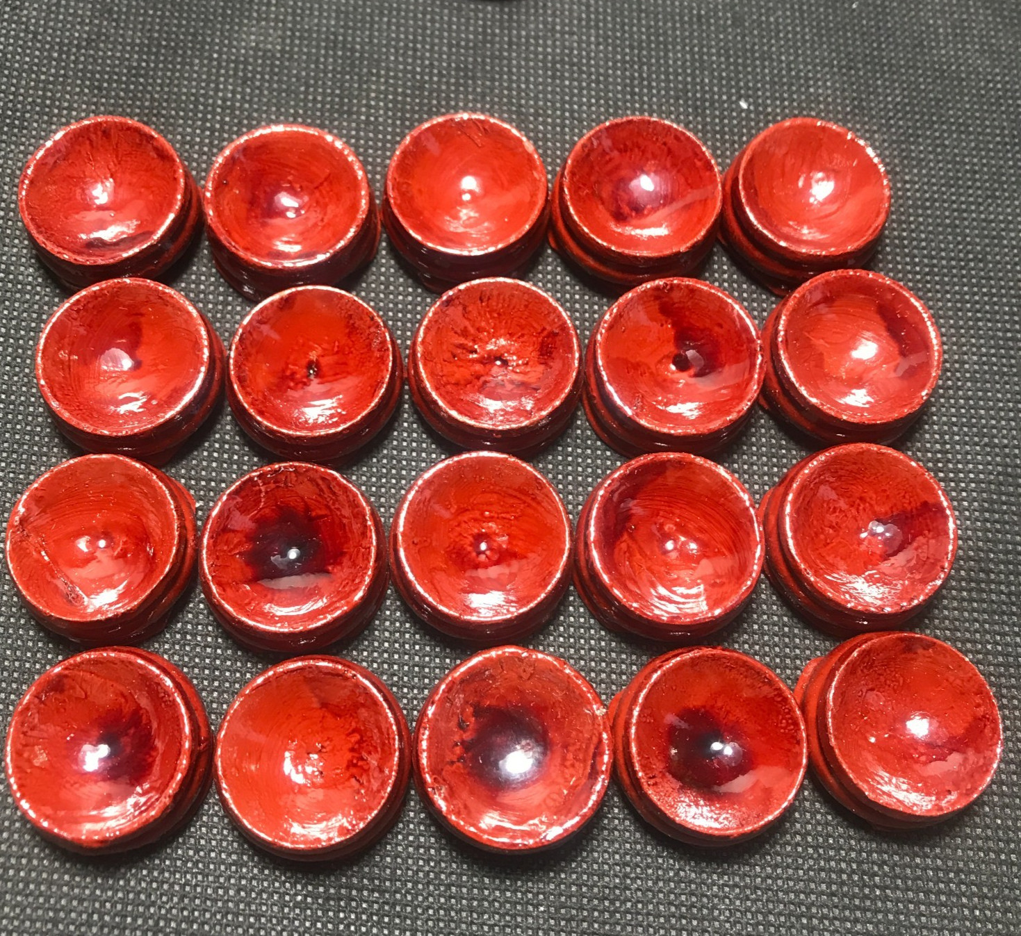 10pcs 10pcs Red Wood Display Stand For 25MM Crystal Ball Sphere Holder wholesale