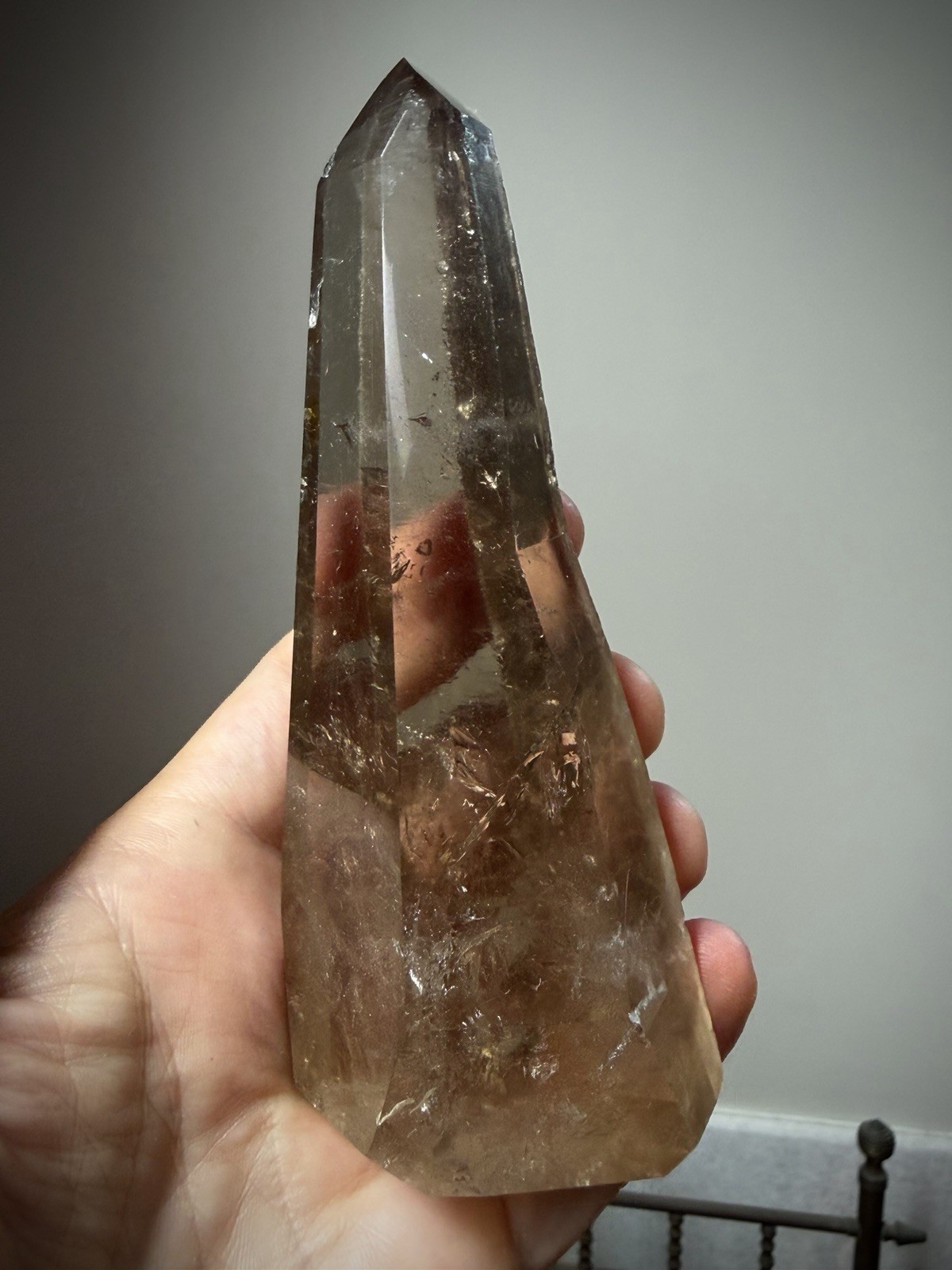 Natural Smoky Quartz Crystal Lemurian Quartz Crystal Brazil Quartz