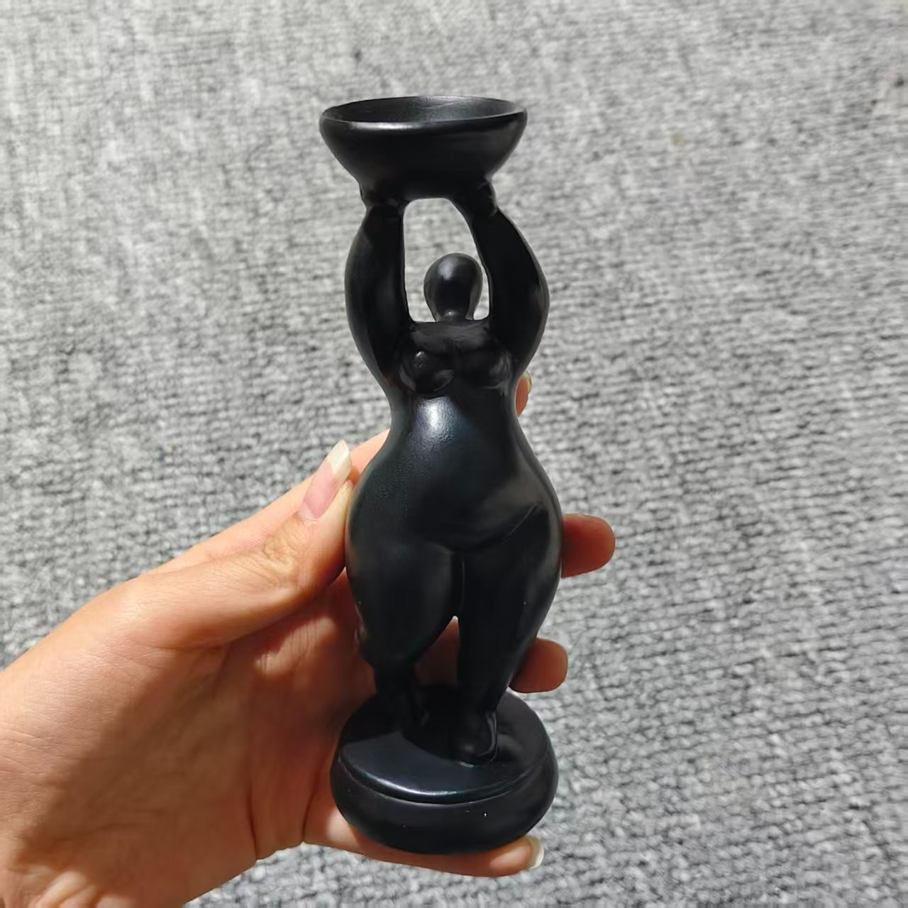 fat women shape stand for crystal sphere