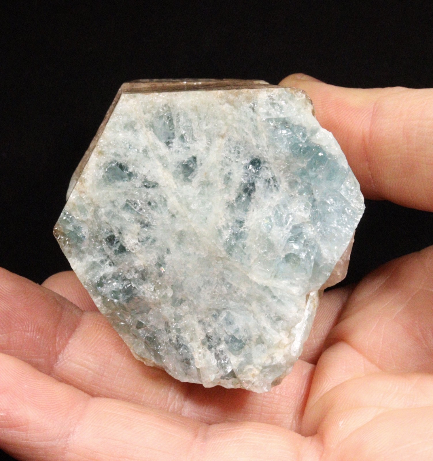 8.2 cm Beryl Hexagonal Crystal from New Haven County, Connecticut – 320 grams