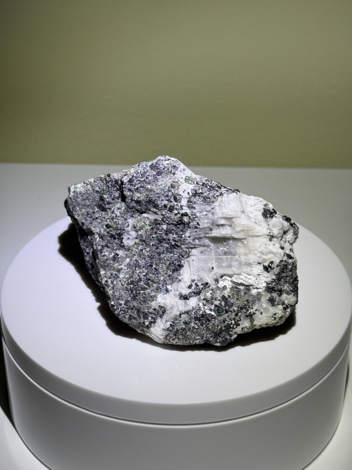 GLOWING Willemite & Calcite w/ Minor Hardystonite Fluorescent Mineral Specimen