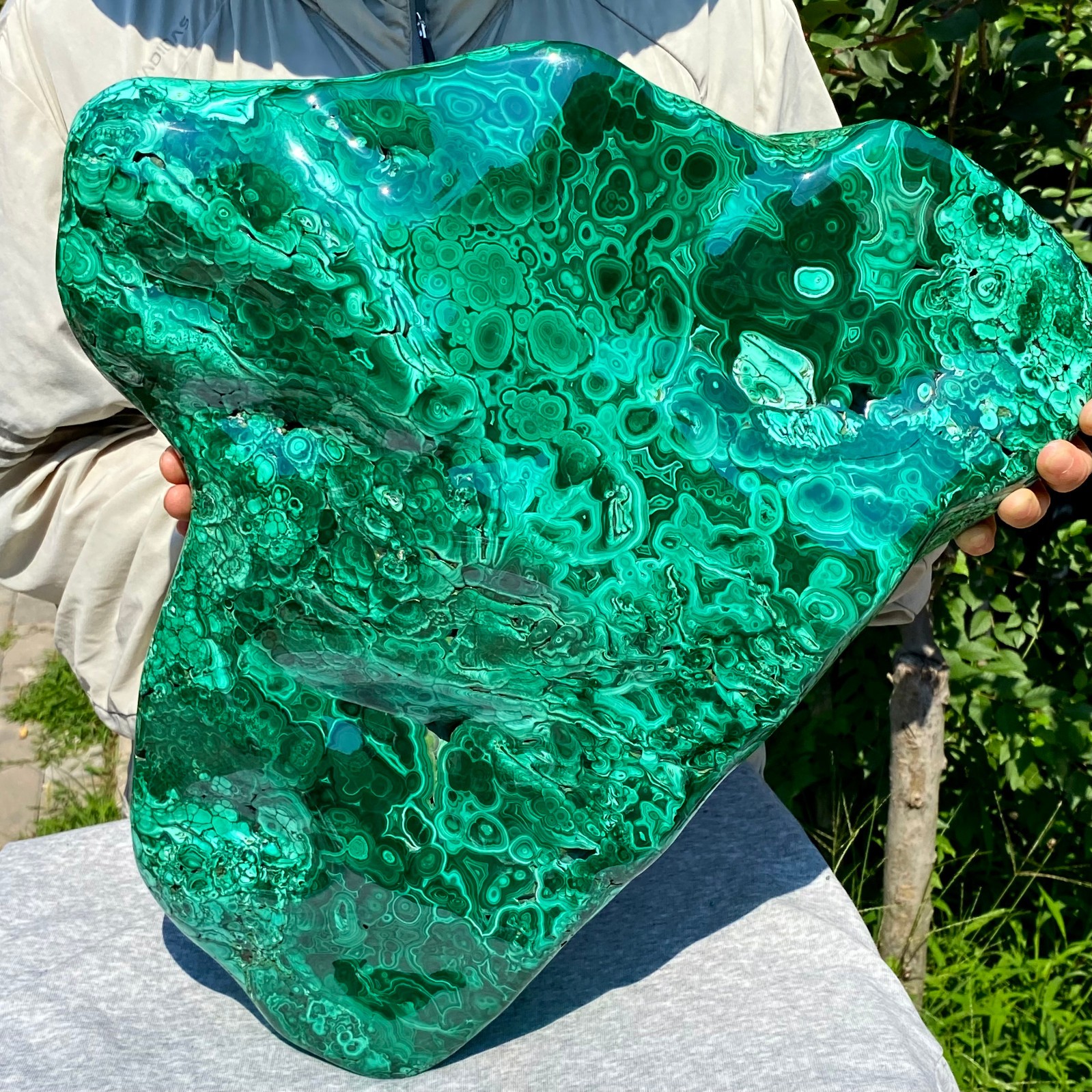 65.91LB TOP Natural Malachite crystal quartz Mineral specimen Reiki gem