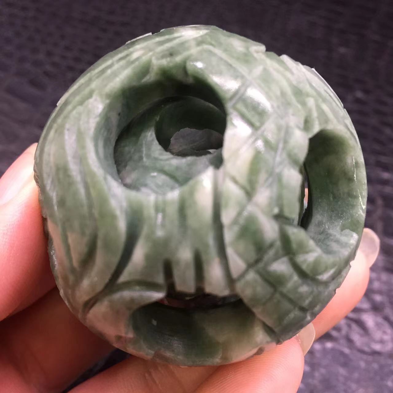 Natuaral XIU Jade Quartz Sphere Crystal Exquisite Ball Magic Healing Decorat 1Pc