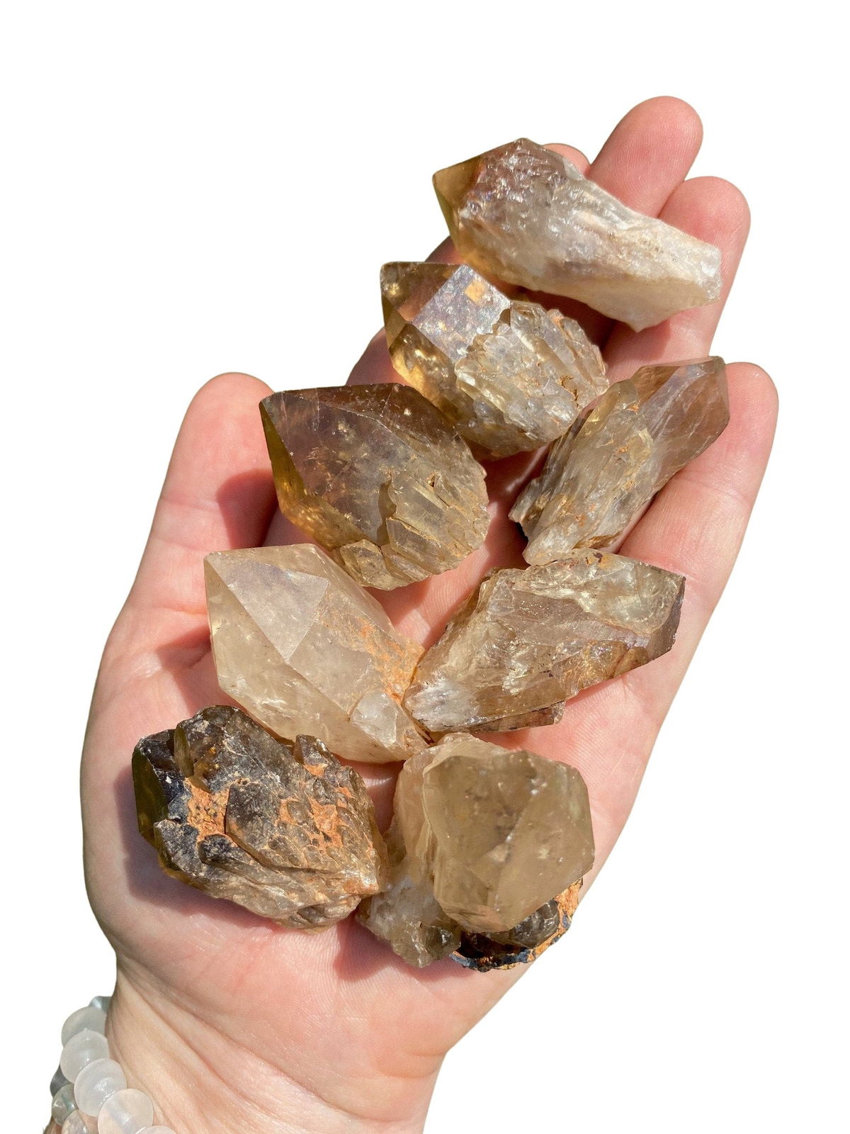 Raw Kundalini Citrine (Natural) Crystal Cluster, Natural Citrine from Congo