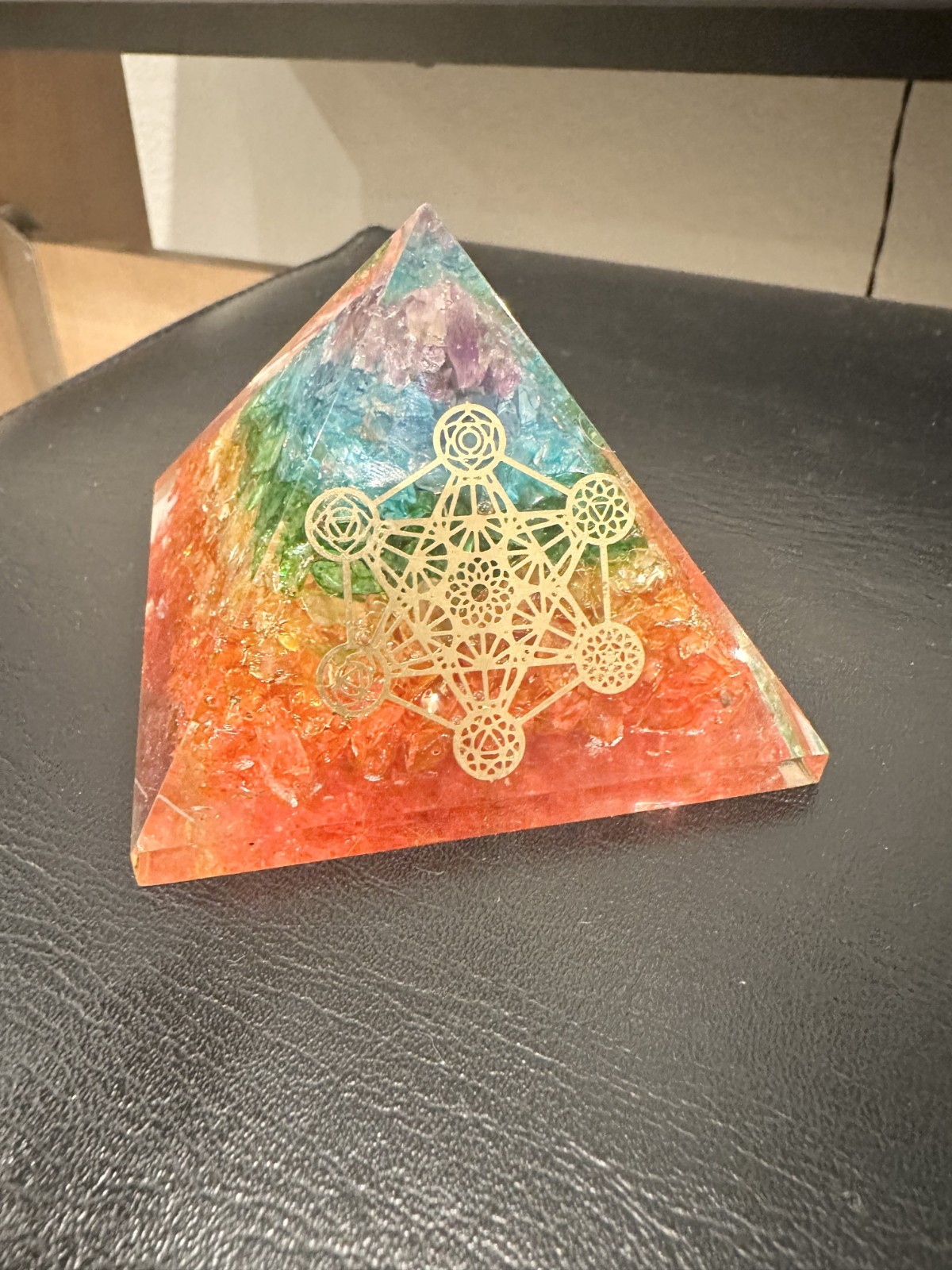 Beautiful Crystal Pyramid – Decorative & Meditation Piece