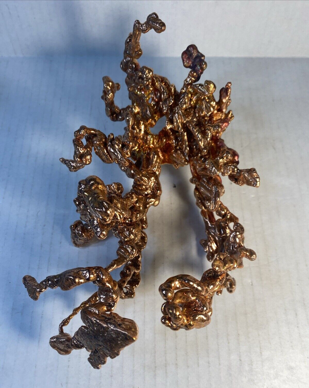 Copper Cluster 2 Lb 13.1 oz. 9 1/2″ x 6″ x 6 1/8″ Splash Specimen Michigan