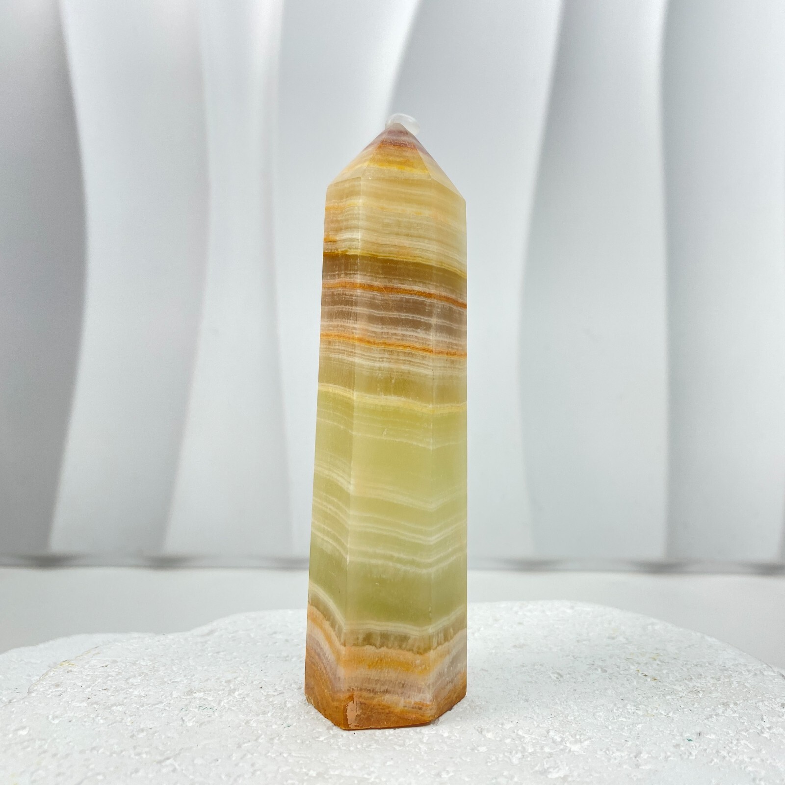 Natural afghan jade tower Quartz Crystal geode decoration
