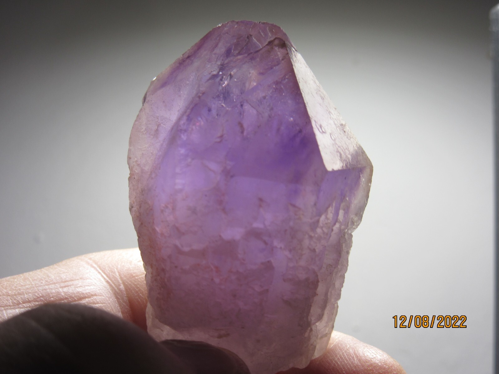 Amethyst Quartz Crystal Point 2 5/16″ Rough Collectible Reiki AQPR-1