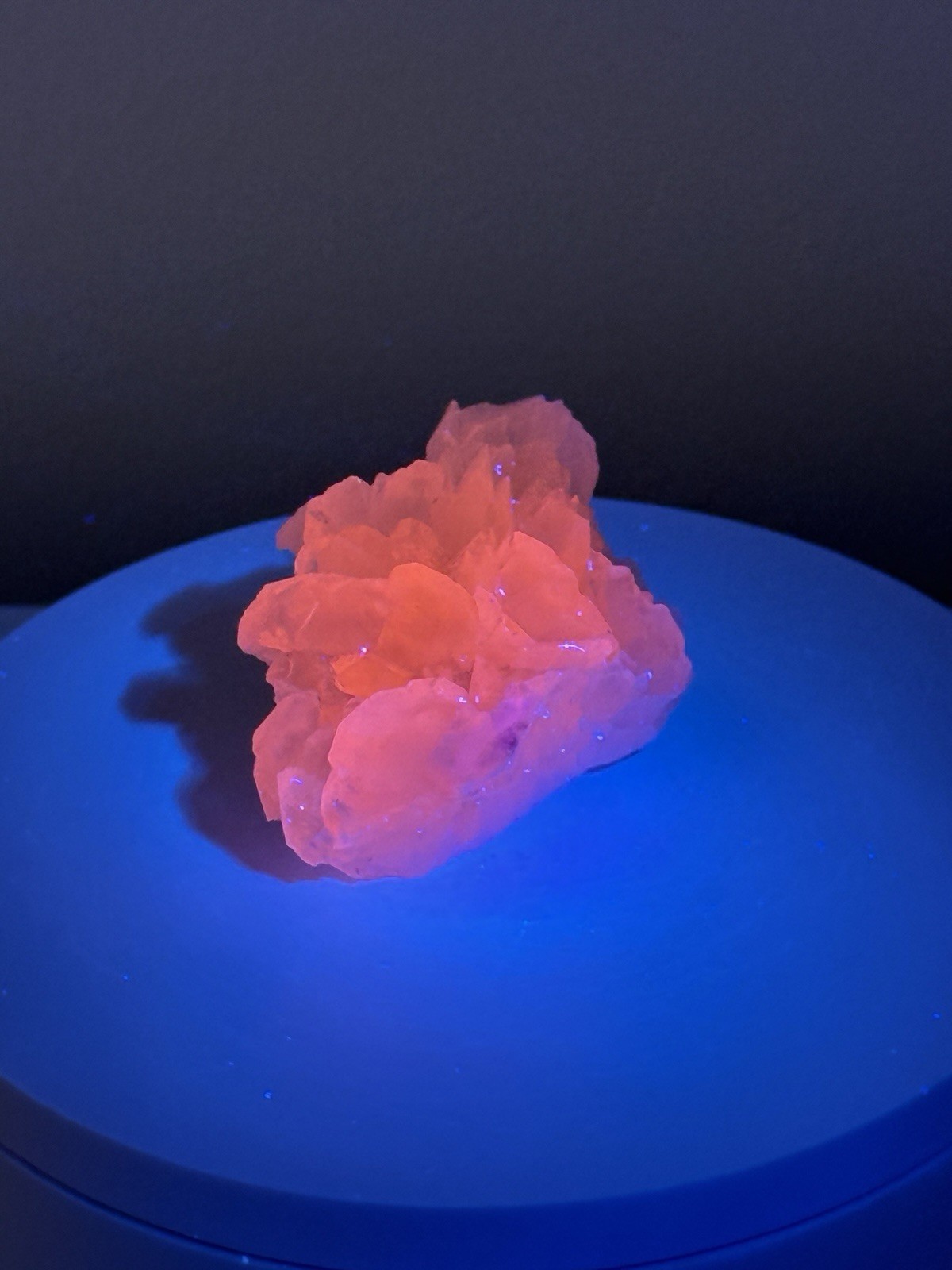 RADIANT Calcite Crystal Cluster Fluorescent Mineral Specimen – China