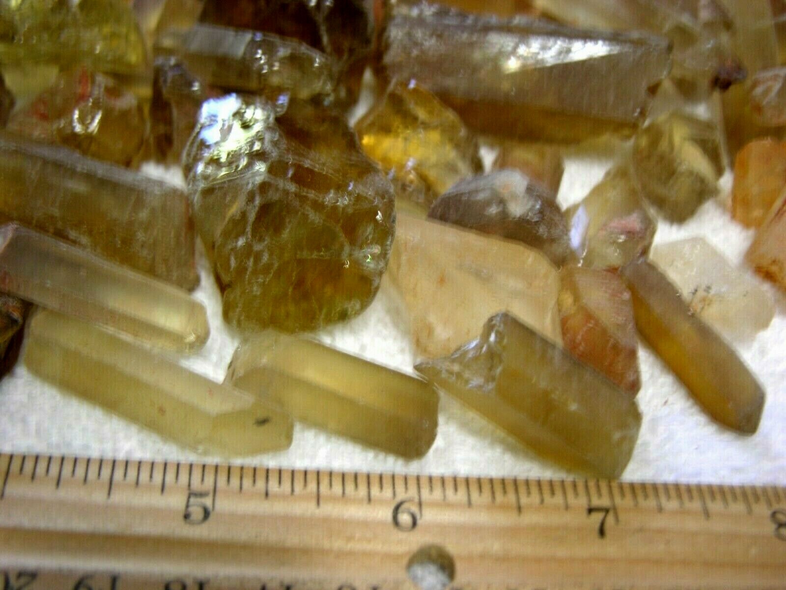 Citrine crystal Congo,Africa 1/2 pound lot 5 plus crystals per winner 1/2″ to 3″
